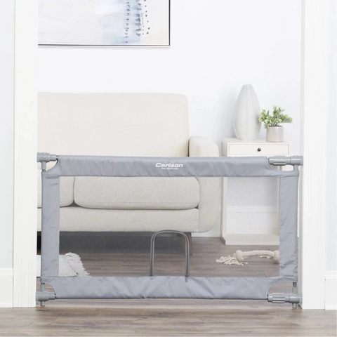 Carlson baby gate with top pet door