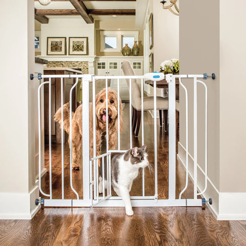 Walk through pet gates for store small dogs