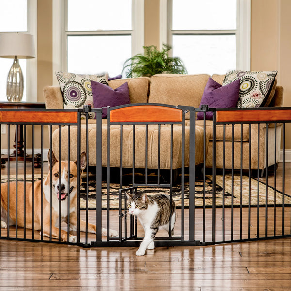 Carlson pet products design studio home decor walk through pet gate best sale