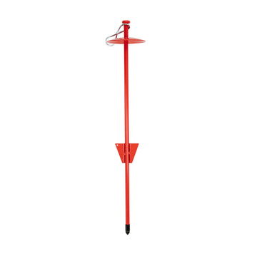 The Carlson Domed Barbed Stake is a secure 20.5-inch tall stake designed for outdoor pet containment. Made of durable steel with a dome top and barbed body, it ensures stability when paired with Carlson Dog Tie-Out Cables. Perfect for yard use or travel, it's lightweight, portable, and easy to install.