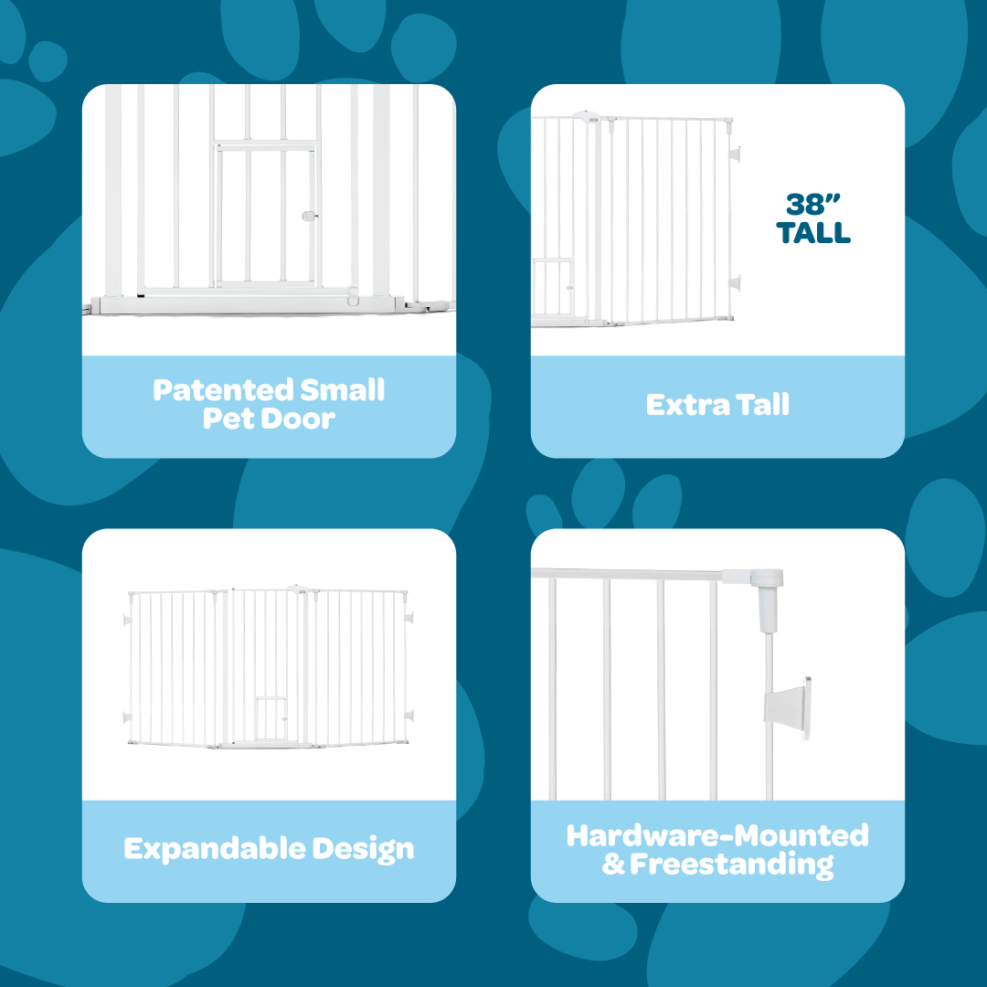 Flexi Extra Tall Walk-Thru Pet Gate