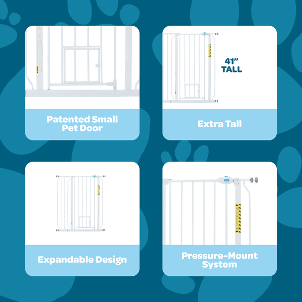 Carlson® 41” Extra Tall Walk-Thru Pet Gate