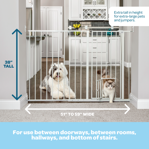 Carlson® Maxi Extra Tall Walk-Thru Pet Gate