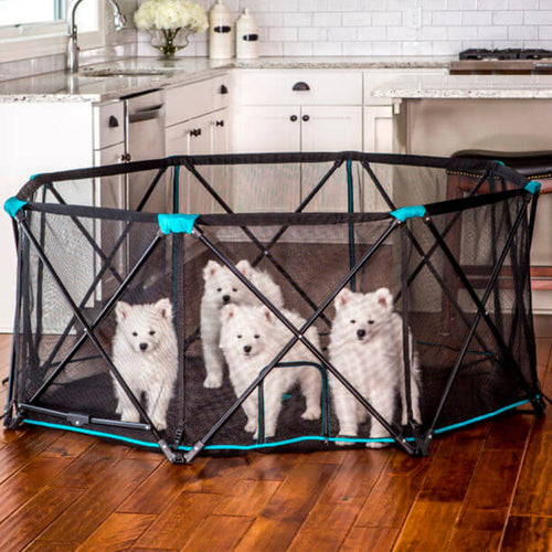 Using a Portable Pet Pen for Crate Training Your Puppy