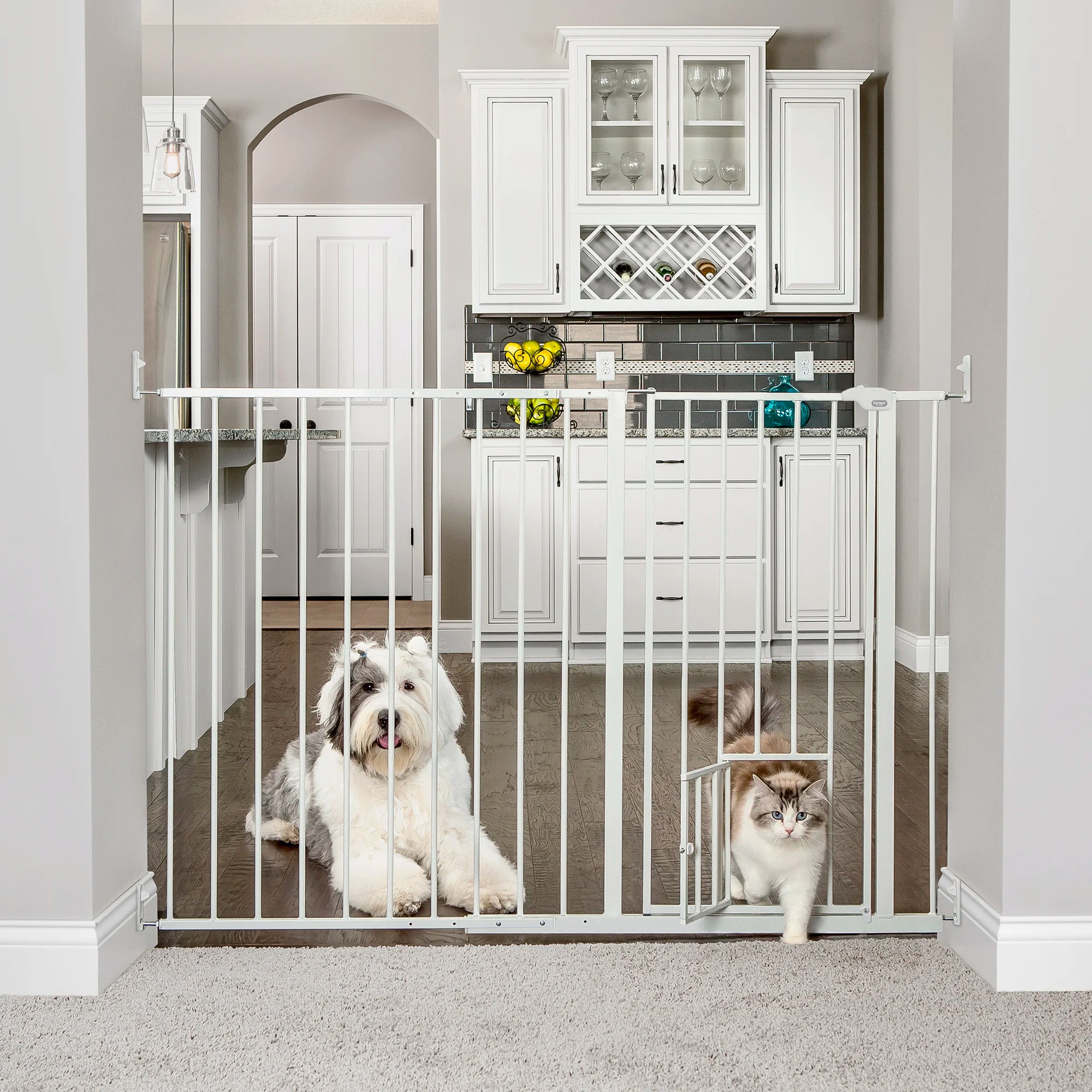 Carlson Pet Products Maxi Extra Tall Walk Thru Pet Gate