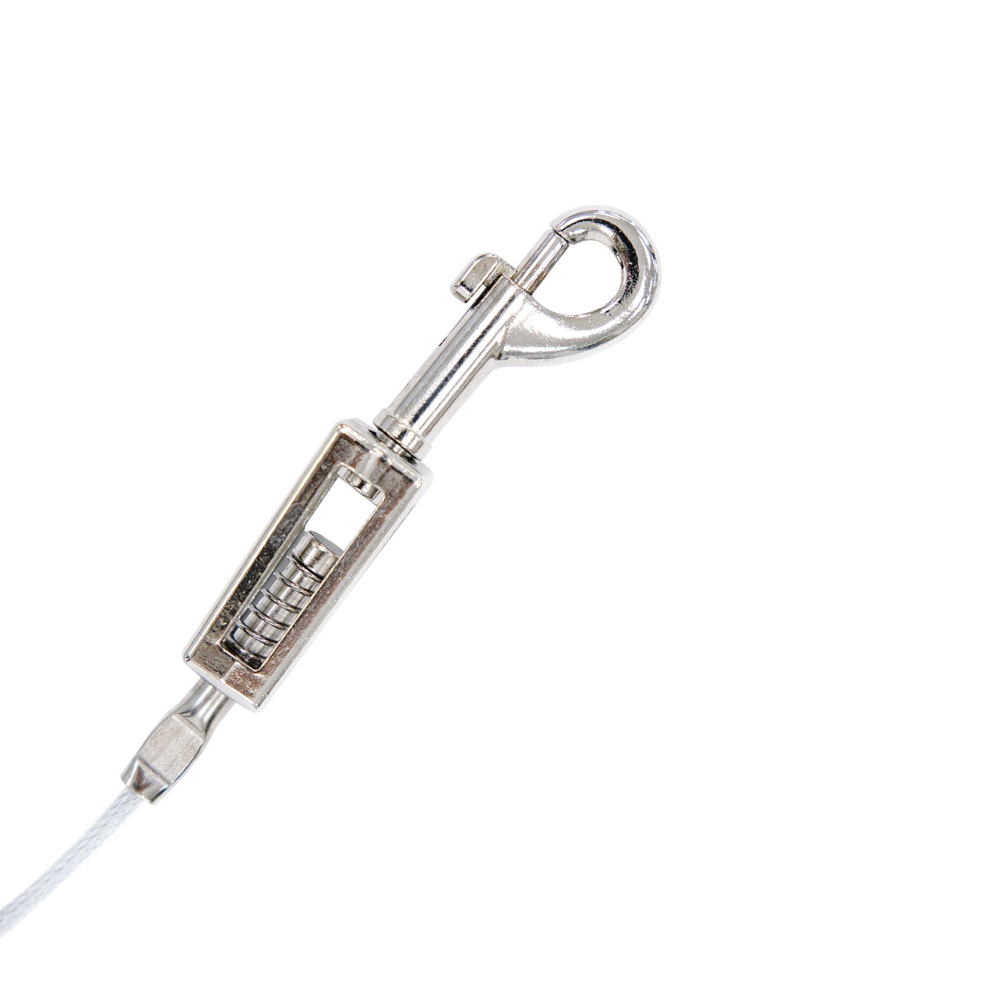 Extra-Large Trolly Cable Dog Tie-Out spring latch