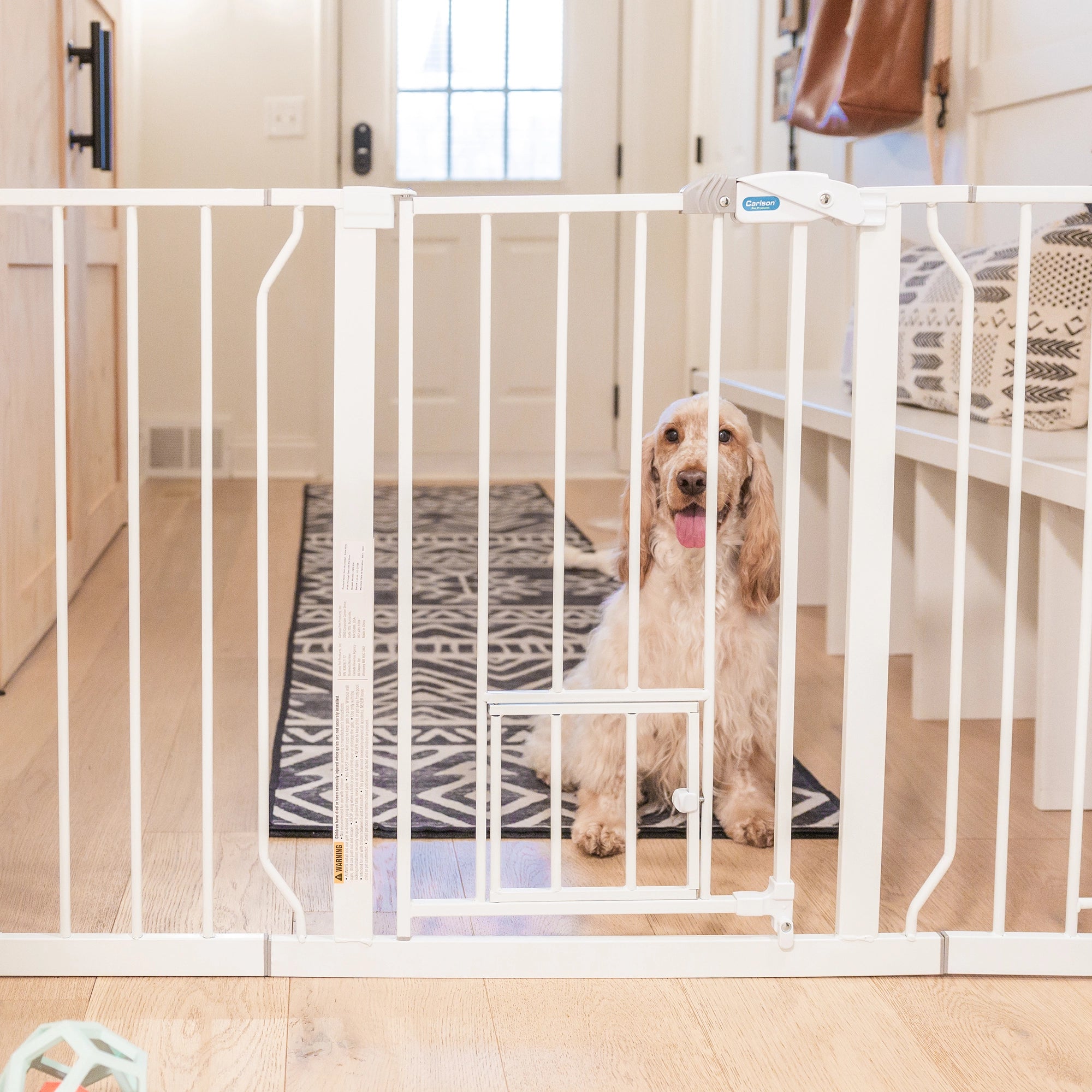 51" Extra Wide Walk-Thru Pet Gate with Lift Handle