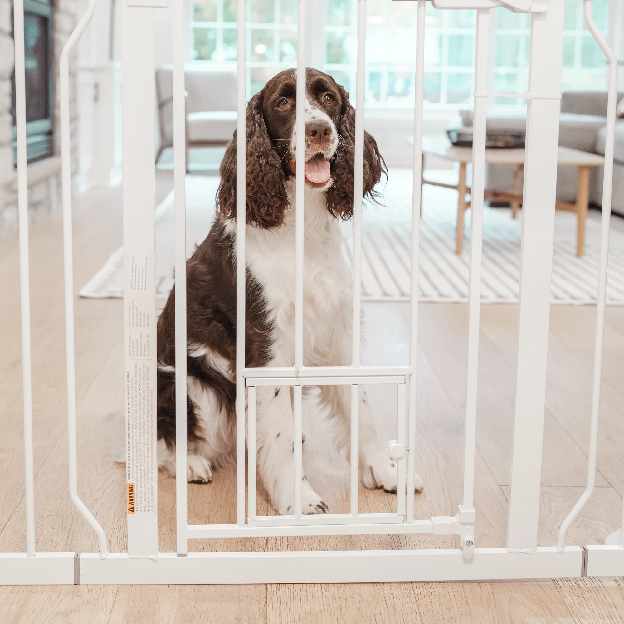 51" Extra Wide Walk-Thru Pet Gate with Lift Handle