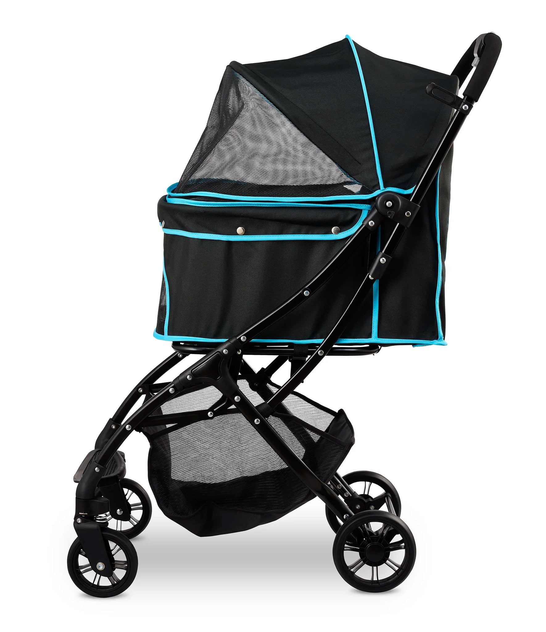 frisco no-zip collapsible cat & dog stroller Carlson® Easy Fold & Go Pet Stroller