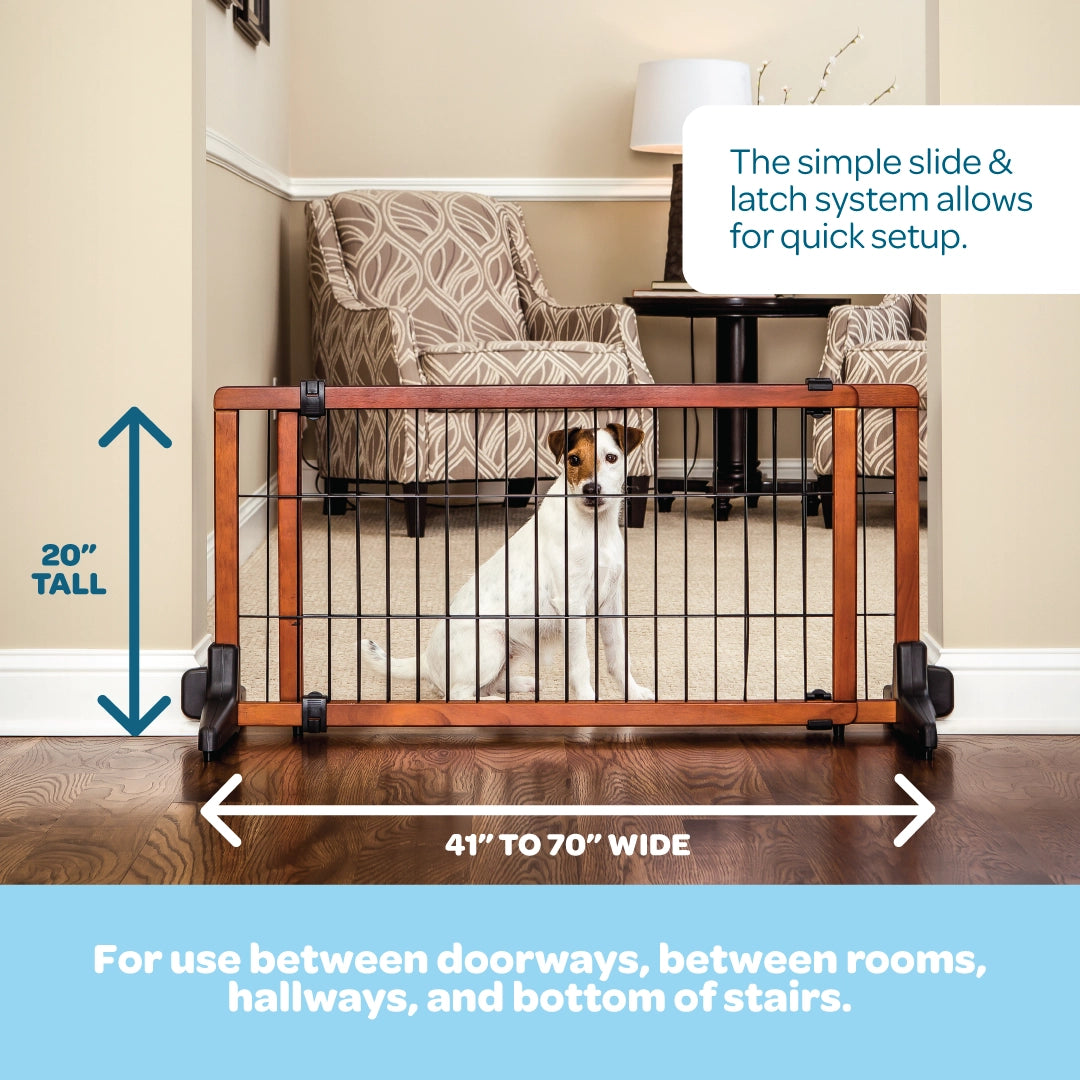 Design Paw Extra Wide Freestanding Pet Gate