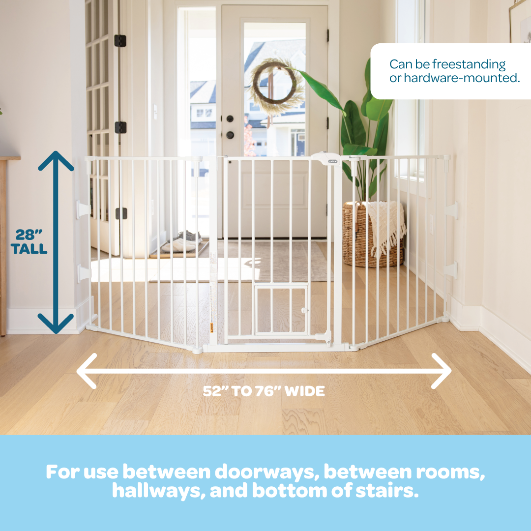 A closer look at Gate For Irregularly Shaped Pet Areas