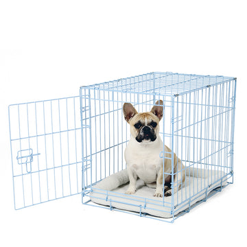 Small Blue Dog Crate