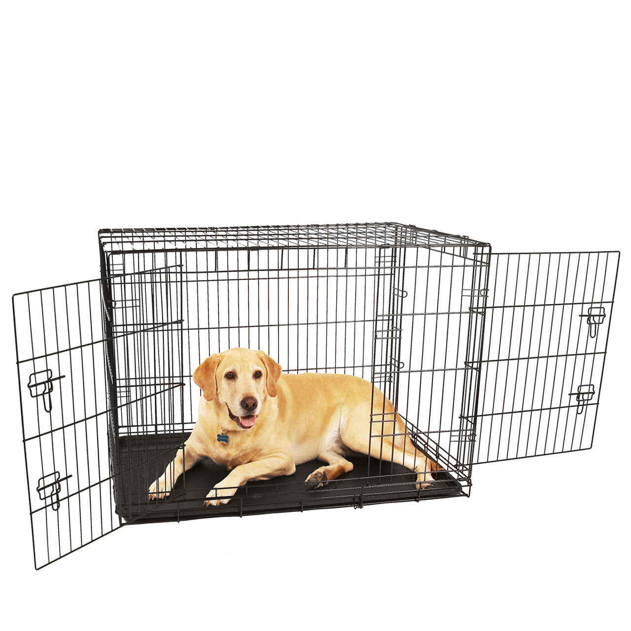 Large Double Door Dog Crate