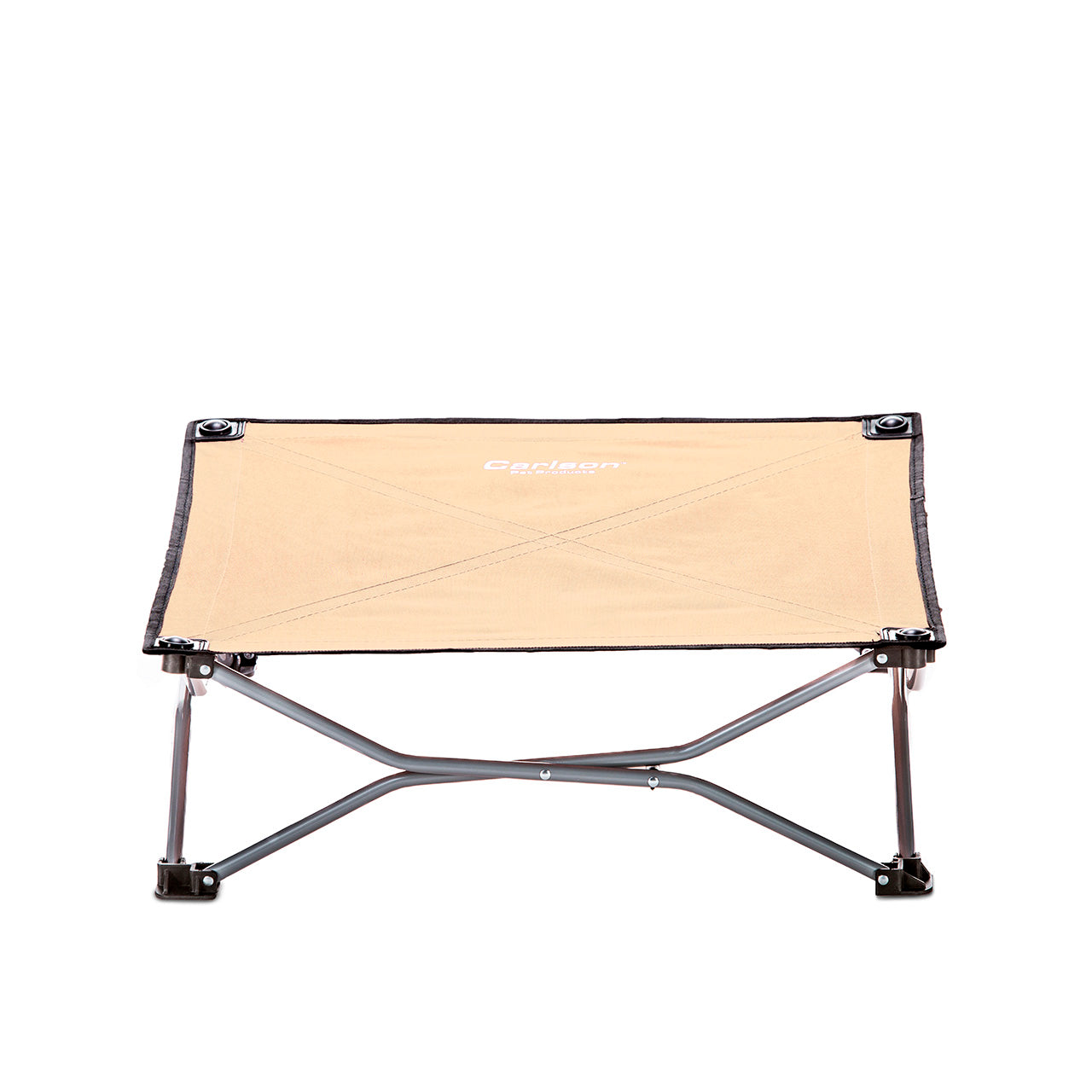 Small Elevated Dog Bed - Tan